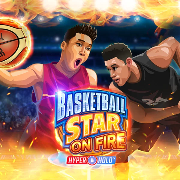 Basketball Star on Fire - MOTO128